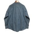 画像3: 【ビンテージ】【DOCKERS】ドッカーズ【INDIGO】バンドカラー 立ち襟【コットンシャツ】【サイズＬ】<br> (3)