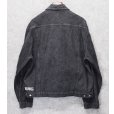 画像3: 程度良好【イタリー製】ビンテージ【ICE BERG】アイスバーグ【ブラック】黒【デニムジャケット】【サイズXL】<br> (3)