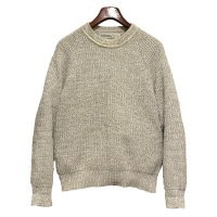 90's【St. John's Bay】【セントジョーンズベイ】オートミール【コットンセーター】【サイズM】 