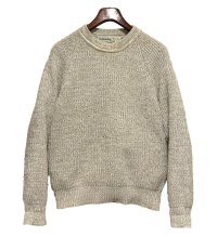 90's【St. John's Bay】【セントジョーンズベイ】オートミール【コットンセーター】【サイズM】 