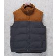 画像1:  ビンテージ【パタゴニア】【PATAGONIA】グレー×ブラウン【切替】【ベスト】ダウンベスト【サイズL】<br> (1)