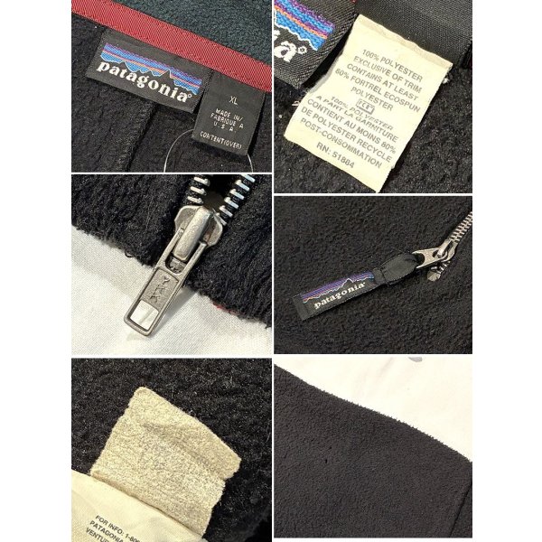 画像2: 90's USA製【パタゴニア】patagonia 【黒】シンチラビッグジップフリースジャケット【サイズXL】 