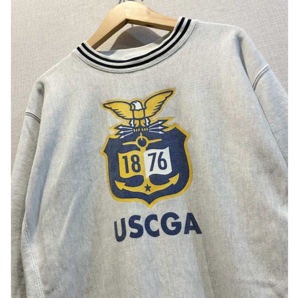 画像4: 【ビンテージ】【チャンピオン】【champion】【リバースウィーブ】USCGA グレー【スウェット】【サイズM】 