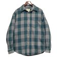 画像1: 90’ｓ〜【ビンテージ】Eddie Bauer【エディーバウアー】【緑ｘグレー】チェック柄【ネルシャツ】【サイズL】<br> (1)