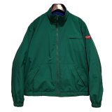 90’ｓ〜【ラルフローレン】【POLO RALPH LAUREN】ビンテージ【緑ｘ裏地青フリース】【ナイロンＪＫＴ】【サイズＭ】 