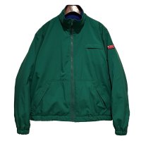 90’ｓ〜【ラルフローレン】【POLO RALPH LAUREN】ビンテージ【緑ｘ裏地青フリース】【ナイロンＪＫＴ】【サイズＭ】 