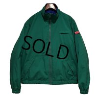 90’ｓ〜【ラルフローレン】【POLO RALPH LAUREN】ビンテージ【緑ｘ裏地青フリース】【ナイロンＪＫＴ】【サイズＭ】 