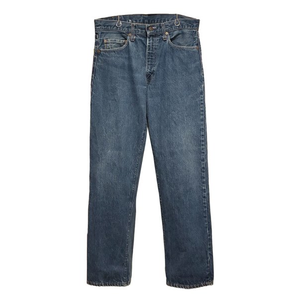 画像1: 70's【ビンテージ】【USA製】【LEVI'S】【リーバイス５０５】66後期 黒カンヌキ 【デニムパンツ】【505-0217】【34Ｘ30】 