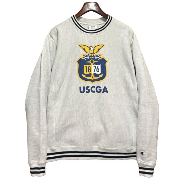 画像1: 【ビンテージ】【チャンピオン】【champion】【リバースウィーブ】USCGA グレー【スウェット】【サイズM】 
