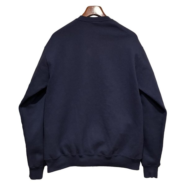 画像3: 90'ｓ【USA製】【RUSSELL】ラッセル 【ビンテージ】紺【無地】【クルーネック】前V スウェット【サイズL】 