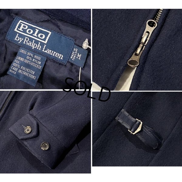 画像2: 【ラルフローレン】【POLO RALPH LAUREN】ビンテージ【紺】【ウールジップアップジャケット】【サイズM】 