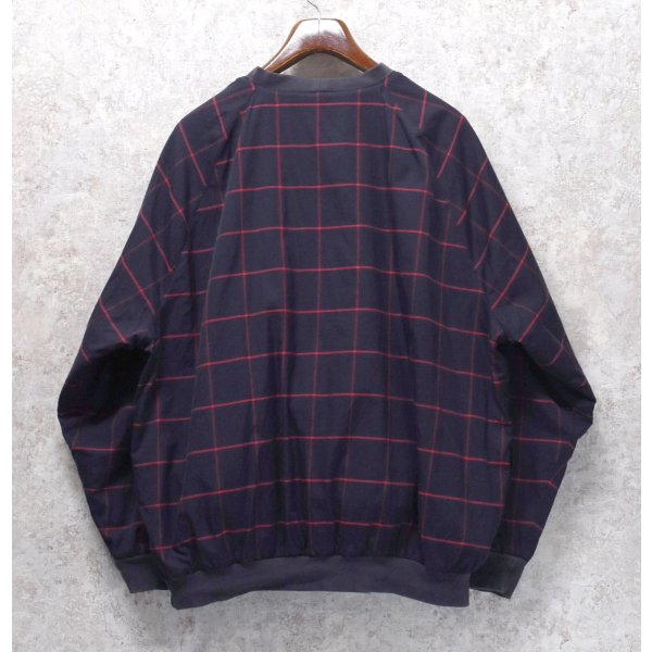 画像3: ビンテージ【ラルフローレン】【RALPH LAUREN】【黒×赤】チェック【プルオーバー】裏地フリース【サイズL】 