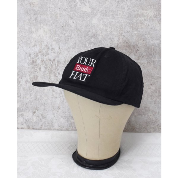 画像3: 【ビンテージ】【your basic hat】【黒】ブラック【キャップ】【サイズフリー】BBキャップ 