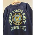 画像4: ワンウォッシュ  USA製【ビンテージ】SANTEE SWEAT【U.S.NAVY】 紺【スウェット】【サイズＬ】<br> (4)