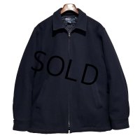 【ラルフローレン】【POLO RALPH LAUREN】ビンテージ【紺】【ウールジップアップジャケット】【サイズM】 