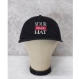 画像1: 【ビンテージ】【your basic hat】【黒】ブラック【キャップ】【サイズフリー】BBキャップ<br> (1)