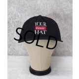 【ビンテージ】【your basic hat】【黒】ブラック【キャップ】【サイズフリー】BBキャップ 