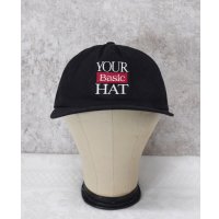 【ビンテージ】【your basic hat】【黒】ブラック【キャップ】【サイズフリー】BBキャップ 