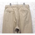 画像5: 90s~【USA製】ビンテージ【J.Crew】ジェイクルー【ベージュ】2タック【コットンパンツ】チノパン テーパードシルエット【w34】<br> (5)