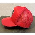 画像4: 【ビンテージ】Headwear【CIT GARD MOTOR OIL】CITGO シットゴー シットガードモーターオイル【赤】【メッシュキャップ】【トラッカーキャップ】【キャップ】サイズフリー<br> (4)