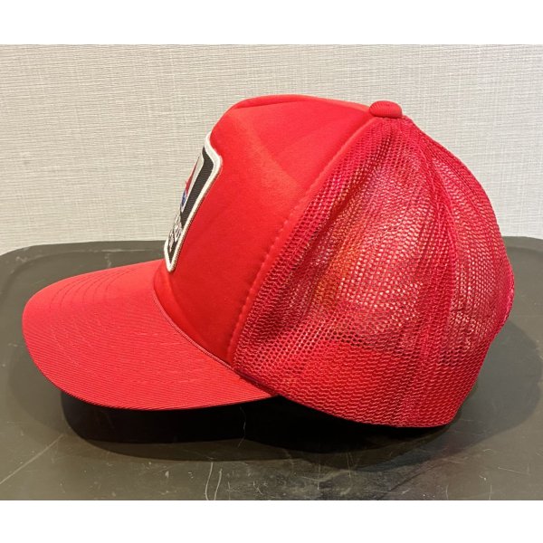 画像4: 【ビンテージ】Headwear【CIT GARD MOTOR OIL】CITGO シットゴー シットガードモーターオイル【赤】【メッシュキャップ】【トラッカーキャップ】【キャップ】サイズフリー 