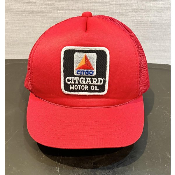 画像3: 【ビンテージ】Headwear【CIT GARD MOTOR OIL】CITGO シットゴー シットガードモーターオイル【赤】【メッシュキャップ】【トラッカーキャップ】【キャップ】サイズフリー 