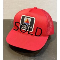 【ビンテージ】Headwear【CIT GARD MOTOR OIL】CITGO シットゴー シットガードモーターオイル【赤】【メッシュキャップ】【トラッカーキャップ】【キャップ】サイズフリー 