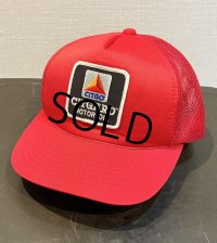 【ビンテージ】Headwear【CIT GARD MOTOR OIL】CITGO シットゴー シットガードモーターオイル【赤】【メッシュキャップ】【トラッカーキャップ】【キャップ】サイズフリー 