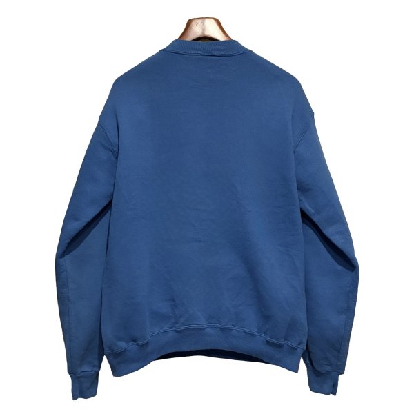 画像3: 90'ｓ【USA製】【RUSSELL】ラッセル 【ビンテージ】青【無地】【クルーネック】前V スウェット【サイズL】 