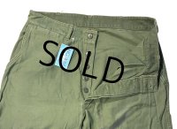 50's【ビンテージ】【米軍実物】USMC【P-58】【ユーティリティーパンツ】ベイカーパンツ【W34】  