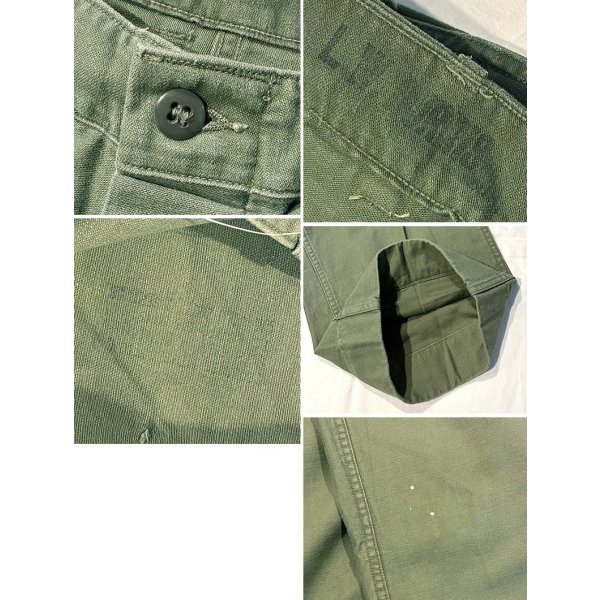 画像3: 50's【ビンテージ】【米軍実物】USMC【P-58】【ユーティリティーパンツ】ベイカーパンツ【W34】  