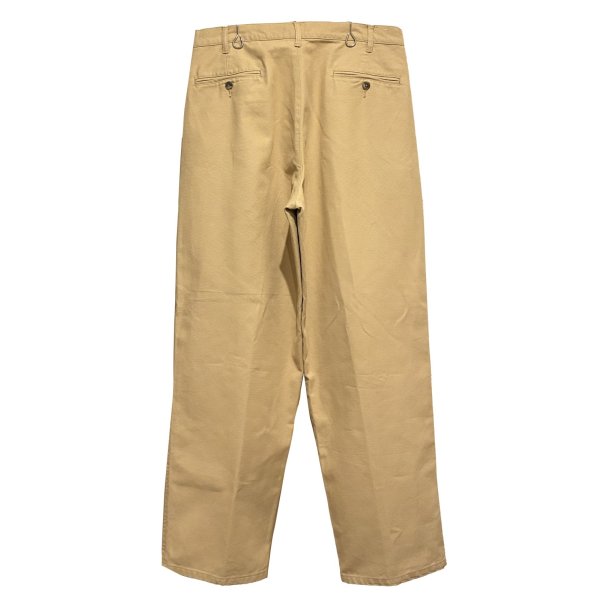 画像4: 90's ビンテージ【Eddie Bauer】【エディーバウアー】【ライトブラウン】２タック【コットンパンツ】【35ｘ30】 