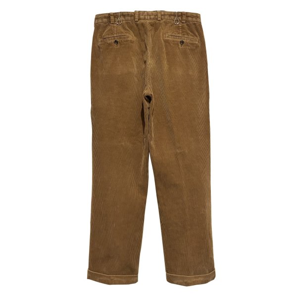 画像3: ビンテージ【ブルックスブラザーズ】brooksbrothers【キャメル】２タック【コーデュロイパンツ】コーデュロイスラックス【34X32】 