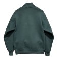 画像3: 90's【USA製】【RUSSELL】ラッセル 【ビンテージ】ダークグリーン 前V【無地】【タートルネックスウェット】【サイズM】<br> (3)