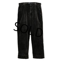 ビンテージ【ラルフローレン】POLO RALPH LAUREN【チャコール】ANDREW PANTS【２タック】【コーデュロイパンツ】【36×30】 