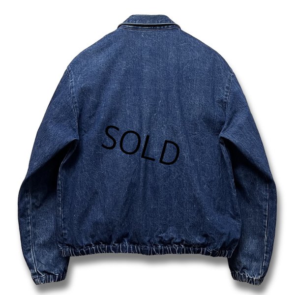 画像3: 80's USA製 ビンテージ【ラルフローレン】【RALPH LAUREN】【デニム】コットン【スウィングトップ】【ジップアップブルゾン】【サイズＬ】 