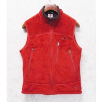 USA製【パタゴニア】patagonia【ポーラテック】【赤】【R4】【レギュレーターフリース】フリースベスト【サイズS】 