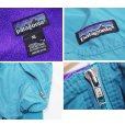 画像2: 90's【パタゴニア】patagonia ナイロン【シェルドシンチラジャケット 】【エメラルドグリーン×紫】【裏フリースブルゾン】【サイズXL】<br> (2)