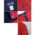 画像2: 【USA製】90's~【ビンテージ】【ランズエンド】【LANDS' END】赤×紺【裏フリース】【スコールジャケット】【サイズL】<br> (2)
