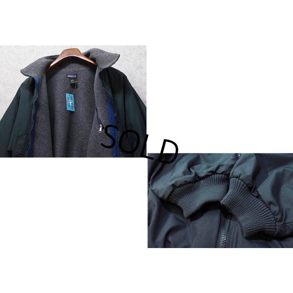 画像3: 90's USA製【パタゴニア】patagonia ナイロン【シェルドシンチラジャケット 】【緑×裏地グレー】【裏フリースブルゾン】【サイズM】 