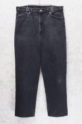 90's【USA製】【ビンテージ】【LEVI'S】【リーバイス５５０】550 黒 デニムパンツ ブラックデニム【36ｘ30】 