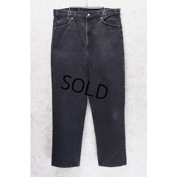 画像1: 90's【USA製】【ビンテージ】【LEVI'S】【リーバイス５５０】550 黒 デニムパンツ ブラックデニム【36ｘ30】 