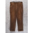 画像1: 【ブルックスブラザーズ】brooksbrothers【ライトブラウン】【２タック】コーデュロイパンツ【35X32】<br> (1)