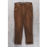 【ブルックスブラザーズ】brooksbrothers【ライトブラウン】【２タック】コーデュロイパンツ【35X32】 