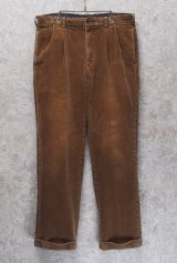 【ブルックスブラザーズ】brooksbrothers【ライトブラウン】【２タック】コーデュロイパンツ【35X32】 