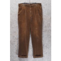 【ブルックスブラザーズ】brooksbrothers【ライトブラウン】【２タック】コーデュロイパンツ【35X32】 