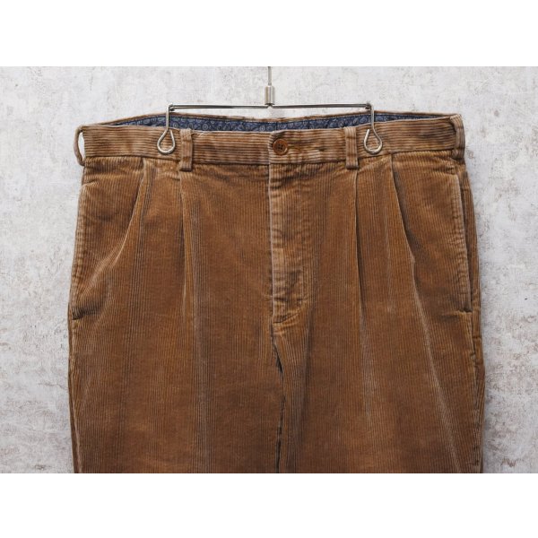 画像3: 【ブルックスブラザーズ】brooksbrothers【ライトブラウン】【２タック】コーデュロイパンツ【35X32】 