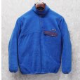 画像1: 90s USA製 ビンテージ【パタゴニア】patagonia【水色】【スナップT】【フリースプルオーバー】【サイズXS】<br> (1)