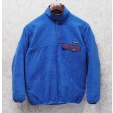 90s USA製 ビンテージ【パタゴニア】patagonia【水色】【スナップT】【フリースプルオーバー】【サイズXS】 