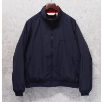90’s【ビンテージ】【エディーバウアー】【Eddie Bauer】【紺×裏地メッシュ】ナイロンジップアップブルゾン【サイズＬ】 